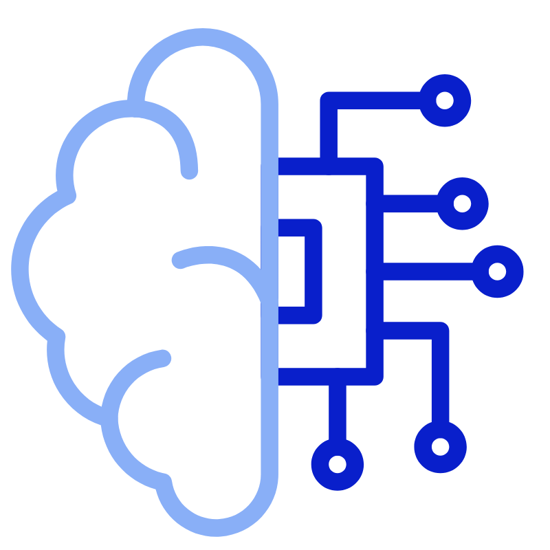 machine learning thinking icon