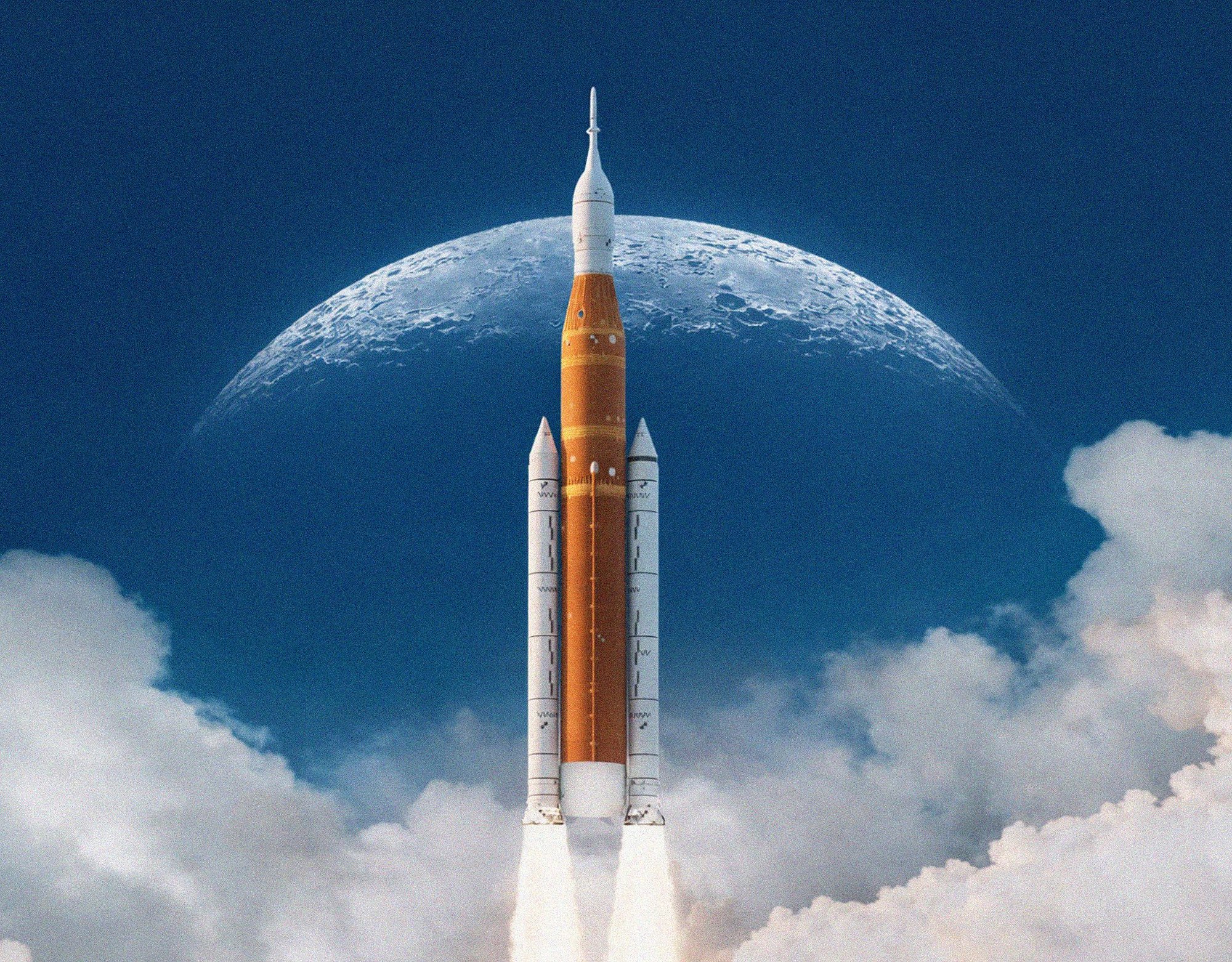 missile taking off into the sky