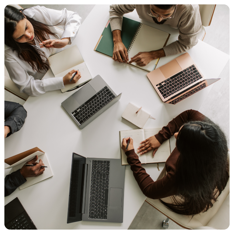 a group of young professionals laughing (17)