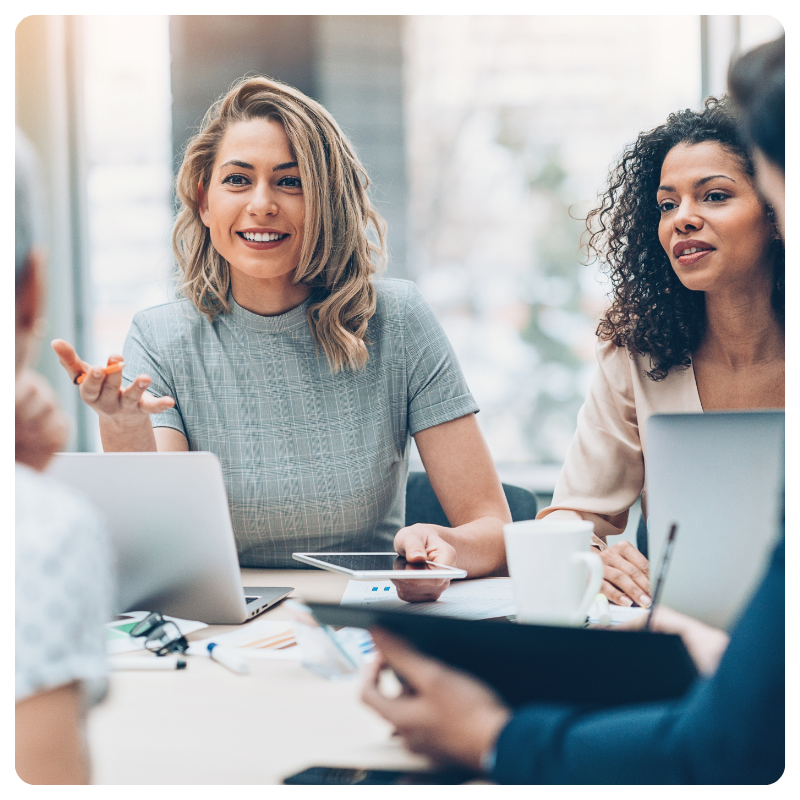 a group of young professionals laughing (29)