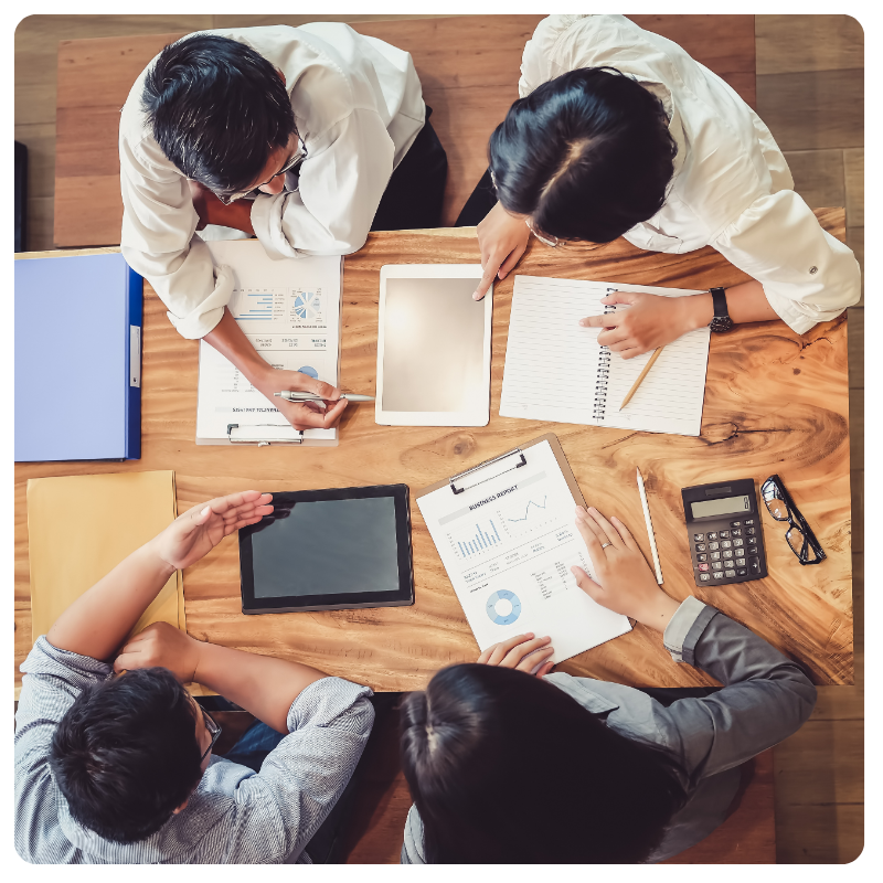 young white female demonstrating notes on a whiteboard (10)