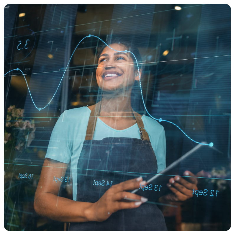 young white female demonstrating notes on a whiteboard (3)